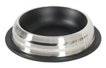 Zolux Food Bowl / Drinking Bowl Merenda Stainless Steel Anti-Slip Black 225 ML 15.5X15.5X3.5 CM
