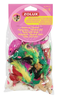 Zolux Kattenspeelgoed Bontmuisjes Assorti 24 ST