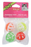 Zolux Kattenspeelgoed Bal Met Bel Assorti