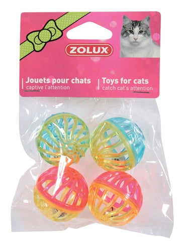 Zolux Jouet Balle Pour Chat Avec Cloche Assorti