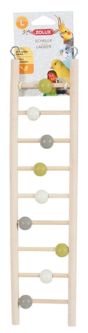 Zolux Ladder Wood 9 Steps With Beads 1X9X37.5 CM