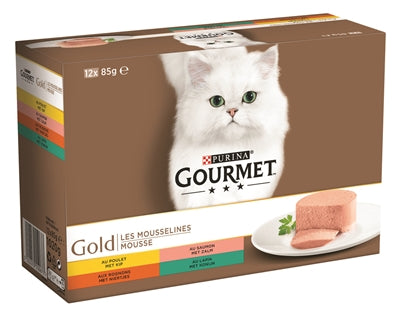 Gourmet Gold 12-Pack Fine Mousse 12X85 GR