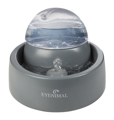 Fontaine à eau Numaxes Eyenimal gris 1,5 litre