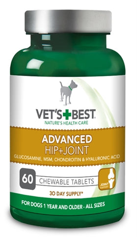 Vets Best Advanced Hip+Joint Dog 60 TBL