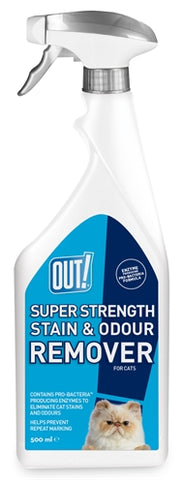 Dehors! Dissolvant de taches et d'odeurs super puissant 500 ML