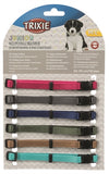 Trixie Puppy Collar Set Brown / Beige / Gray / Pink / Blue / Orange 22-35 CM 6 PCS