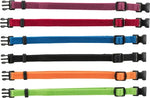 Trixie Puppy Halsband Set Zwart/Rood/Blauw/Appel/Papaya/Orchidee