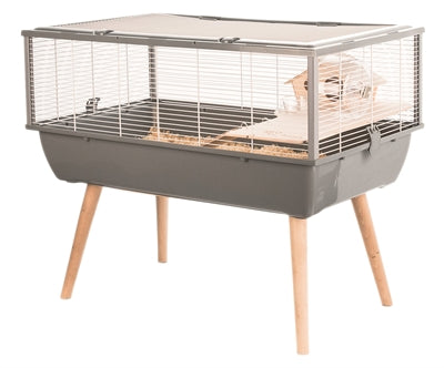 Cage pour rongeurs Zolux Neo Nigha gris 78X48X64.5 CM