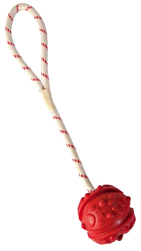 Trixie Balle Sur Corde Caoutchouc Naturel Flottant Assorti