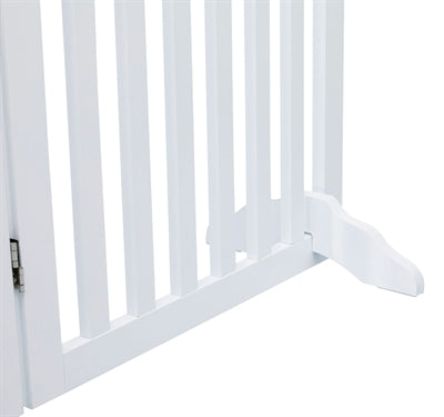 Trixie Barrière pour Chien avec Porte Blanc 60-160 X 81 CM