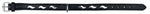 Trixie Dog Collar Active Leather With Waves Black