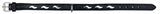 Trixie Dog Collar Active Leather With Waves Black