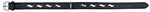 Trixie Dog Collar Active Leather With Waves Black
