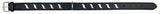 Trixie Dog Collar Active Leather With Waves Black