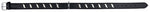 Trixie Dog Collar Active Leather With Waves Black
