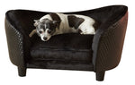Enchanted Pet Enchanted Dog Bed Canapé Ultra Peluche Snuggle Osier Marron 68 x 41 x 38 cm