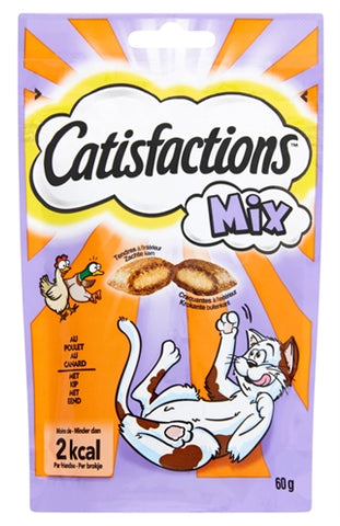 Catisfactions Mix Poulet/Canard 60 GR