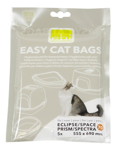 Ebi Easy-Cat Litter Bag Jumbo U-Shape 5 PCS