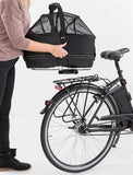 Trixie Bicycle Basket Luggage Carrier Wide Black 60X29X49 CM