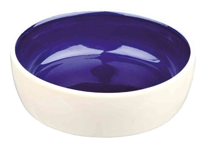 Trixie Bowl Cat Ceramic Cream / Blue 13 CM 300 ML