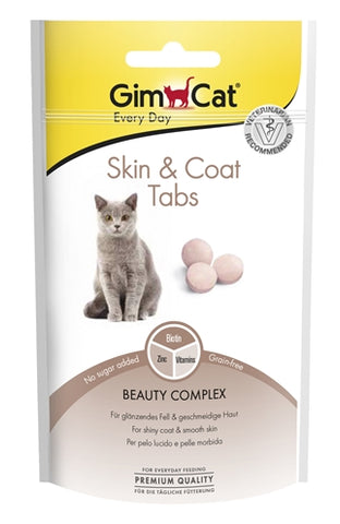 Gimcat Skin &amp; Coat Tabs 40 GR