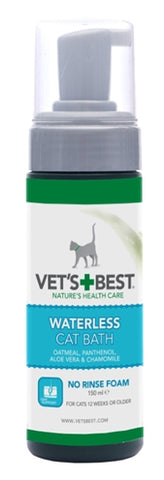 Vets Best Bain pour chat sans eau 150 ML