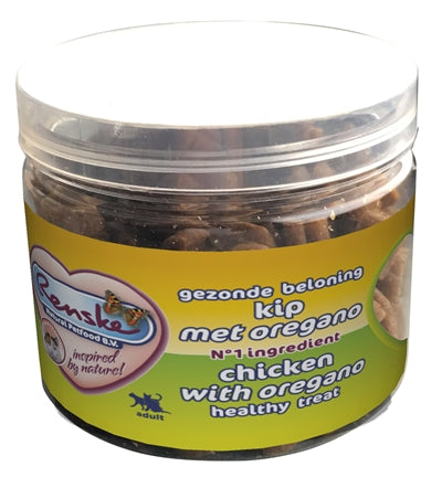 Renske Kat Healthy Reward Mini Hearts Chicken / Oregano 100 GR