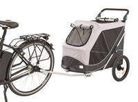 Trixie Remorque de vélo pliable pour chien Gris