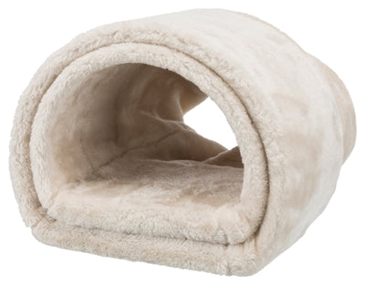 Trixie Play Tunnel Rabbit / Guinea Pig Plush Beige 80X27X21 CM