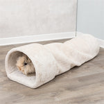 Trixie Play Tunnel Rabbit / Guinea Pig Plush Beige 80X27X21 CM