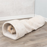 Trixie Play Tunnel Rabbit / Guinea Pig Plush Beige 80X27X21 CM