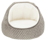 Trixie Lit pour Chat Igloo Livia Gris/Crème 55X55X45 CM