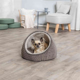 Trixie Lit pour Chat Igloo Livia Gris/Crème 55X55X45 CM