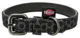 Trixie Dog Collar Night Reflect Black