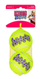 Balle de tennis Kong Squeakair jaune avec bip