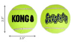 Balle de tennis Kong Squeakair jaune avec bip