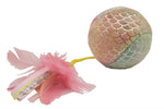 Cat 'N' Caboodle Happy Pet Mermaid Ball Large With Feathers Pink 30X8X8CM