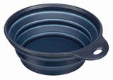 Trixie Food Bowl / Drinking Bowl Travel Solid Rim Silicone Assorted