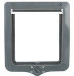 Trixie 4-Way Cat Flap With Tunnel Gray 28X24 CM