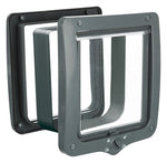 Trixie 4-Way Cat Flap With Tunnel Gray 28X24 CM
