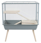 Zolux Cage pour rongeurs Nevo Palace en plexiglas gris 78 x 48 x 87,5 cm