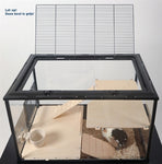 Zolux Cage pour rongeurs Nevo Palace en plexiglas gris 78 x 48 x 87,5 cm