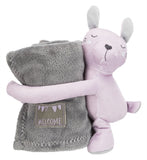 Trixie Junior Play Set Blanket And Rabbit Gray / Lilac