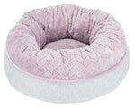 Trixie Junior Hondenmand Donut Lichtgrijs / Lila 40X40 CM
