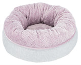 Trixie Junior Hondenmand Donut Lichtgrijs / Lila 40X40 CM