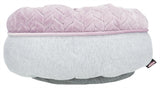 Trixie Junior Hondenmand Donut Lichtgrijs / Lila 40X40 CM