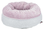 Trixie Junior Hondenmand Donut Lichtgrijs / Lila 40X40 CM