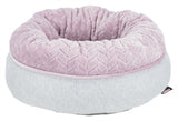 Trixie Junior Hondenmand Donut Lichtgrijs / Lila 40X40 CM