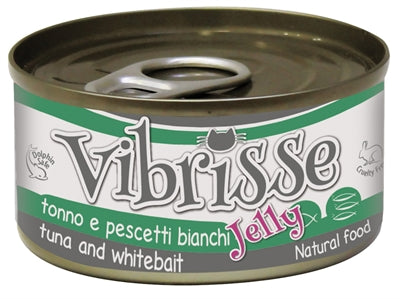 Vibrisse Cat Jelly Tonijn / Witvis 70 GR (24 stuks)