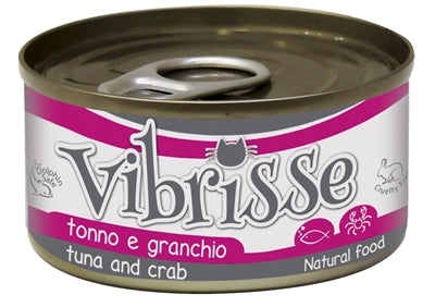 Vibrisse Cat Tonijn / Krab 70 GR (24 stuks)